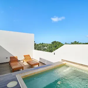 Jungle Penthouse With Private Rooftop Pool In La Veleta Apartment Tulum